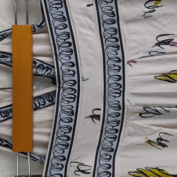 BCBGMaxAzria Halter Mini Dress Medium Dirty White A78 - Picture 3 of 5